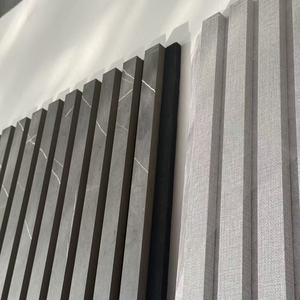 Paneles Acústicos de Listones de Madera <span class=keywords><strong>para</strong></span> <span class=keywords><strong>Paredes</strong></span> <span class=keywords><strong>Interiores</strong></span>, Acabado en Madera Natural con Tamaños y Diseños Personalizados - Product Image 2