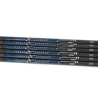 Flèches en carbone pur CE 100% - Axe de 6,2 mm - Spine 300 400 500 - Arc à poulies ou classique - Chasse - Tir à l'arc