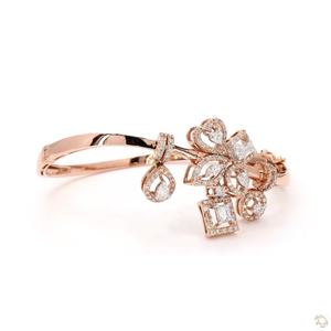 Hermosa Pulsera de Diamantes Dorada para Mujer, Brillante, Ligera, Cómoda, Diseño Clásico, Joyería de Moda, Regalo - Product Image 5