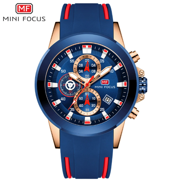 MINI FOCUS MF0287G High Performance Watch Fashion Trend Watch Waterproof Luminous Quartz Watch