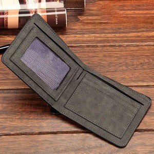 Fabricación de buena calidad de lujo Vintage corto monedero Pu cuero hombres cartera - Product Image 5