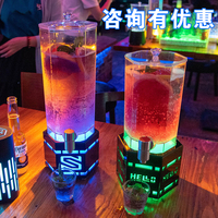 Distributeur de bière pression LED commercial 3L/5L, tour à cocktails en acrylique, refroidisseur de boissons, distributeur d'alcool