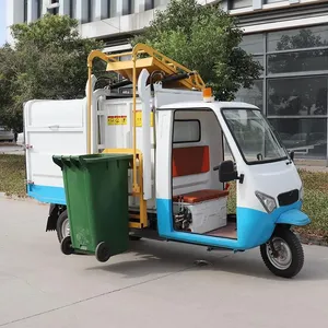 Vente chaude OEM camion à déchets à 3 roues 2.5 CBM chargeur latéral Tricycle de transfert de déchets électrique en vente - Product Image 3