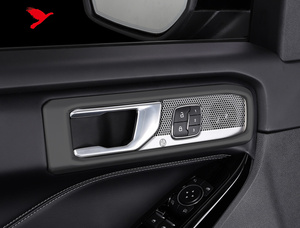 Para Ford <span class=keywords><strong>Explorer</strong></span> U625 2020-2023, manijas de puerta interiores negras mate, cubierta embellecedora ABS, accesorios para coche, 4 Uds. - Product Image 4