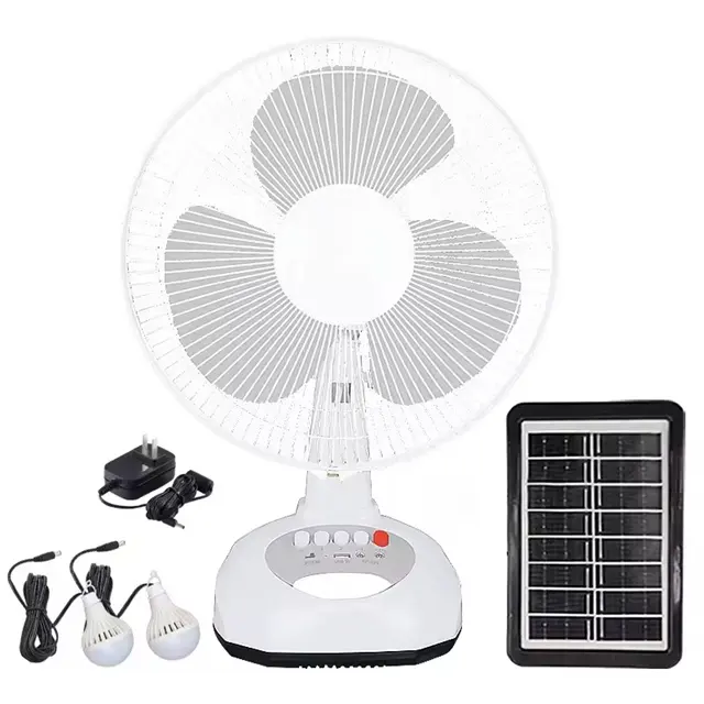 Hot bán năng lượng mặt trời hệ thống AC/DC hoạt động 12V 12-16 inch Xe sunking làm mát năng lượng mặt trời Inverter fan với bóng đèn để sử dụng nhà