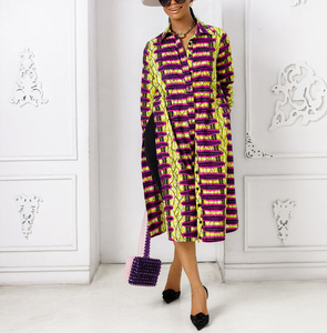 chinese dress ladies Irene Ankara Shirt Dress main image 1
