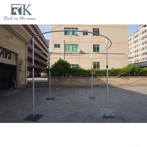 <b>Rack</b> in the cases Round Wedding Canopy Chiffon Drapery Detachable Outdoor Elegant Style - Product Image 4
