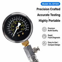 Kit de testeur de compression de cylindre professionnel QY-324F QY-324B, outil de diagnostic moteur universel pour Mercedes, BMW et motos