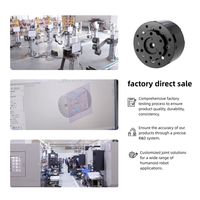 Módulo de Actuador Rotatorio con Reductor de Caja de Engranajes ZBDynamiX de 53 mm, 100 rpm, con Motor BLDC de 48 V para Robot IA o Brazo Robótico Colaborativo
