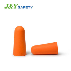 عينة مجانية من سدادات أذن العمل بشعار أحمر سدادات أذن من الفوم الاصطناعي للحد من الضوضاء - Product Image 5