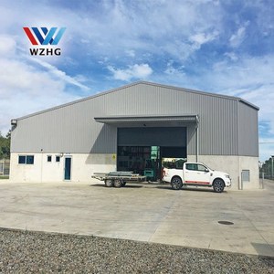 Weizhengheng grandes de espacio de estructura de acero de calibre ligero gable marco de acero industrial almacén dibujo - Product Image 2