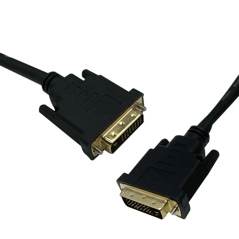 Gold Plated 1080P High Speed dvi cable DVI 24+1 24+5 Cable male to male customize size