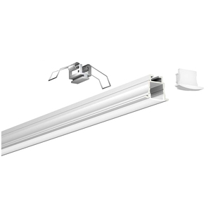 Canal led montado en el techo, extrusión de perfil de aluminio para tiras LED, W25 * H20mm - Product Image 4