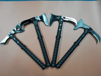 Nouvelle conception de hache tactique multifonctionnelle durable en acier inoxydable avec manche en plastique pour usage domestique et industriel