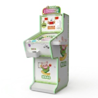 Machine de flipper verticale en bois et acrylique avec distributeur de jetons pour enfants, idéale pour les parcs d'attractions intérieurs