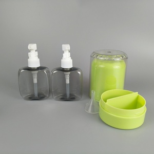 Set di Flaconi da Viaggio Ricaricabili 2 in 1 in Plastica Vuoti <span class=keywords><strong>per</strong></span> Signore, Kit di Flaconi da Viaggio Antigoccia <span class=keywords><strong>per</strong></span> Shampoo, Lozioni e <span class=keywords><strong>Liquidi</strong></span> in <span class=keywords><strong>Aereo</strong></span> - Product Image 3