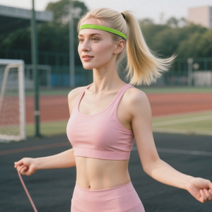 Phụ Nữ Của Đàn Hồi Bông Sweatband Mỏng Khô Headband Cho Chạy Yoga Tập Thể Dục Thể Thao Tập Thể Dục Tập Thể Dục Mới Xu Hướng Màu Rắn Tóc Ban Nhạc - Product Image 1