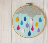 Feutre non tissé coloré en PET, résistant au vieillissement, perforé à l'aiguille, pour bricolage et broderie