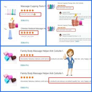 Set Alat Bekam Wajah Silikon Food Grade, Set Terapi Bekam yang Dapat Digunakan Kembali, Cangkir Hijama Warna-warni untuk Pengencangan Wajah, Set Bekam dengan Logo - Product Image 2