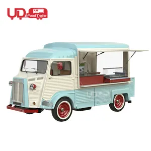 Retro HY Food Truck Coffee Van Customized Electric Food Truck Food Van Trailer With Full Equipment