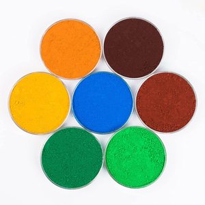 <span class=keywords><strong>Pigment</strong></span> kırmızı sarı siyah Mf Fe2O3 içeren boya ve kaplama kombinasyonları için sentetik kahverengi demir oksit pigmenti - Product Image 4