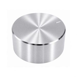 48mm CNC Machined Aluminum for Machining 6mm D Shaft Splined HiFi Amplifier Potentiometer Control <b>Knob</b> - Product Image 2