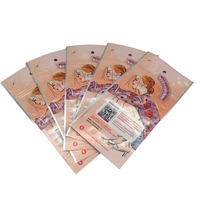 Sac de nourriture sèche pour animaux de compagnie en feuille de mylar refermable avec fermeture à glissière imprimé personnalisé pochette d'emballage de nourriture pour chien chat de 40g sacs de friandises pour aliments pour animaux de compagnie