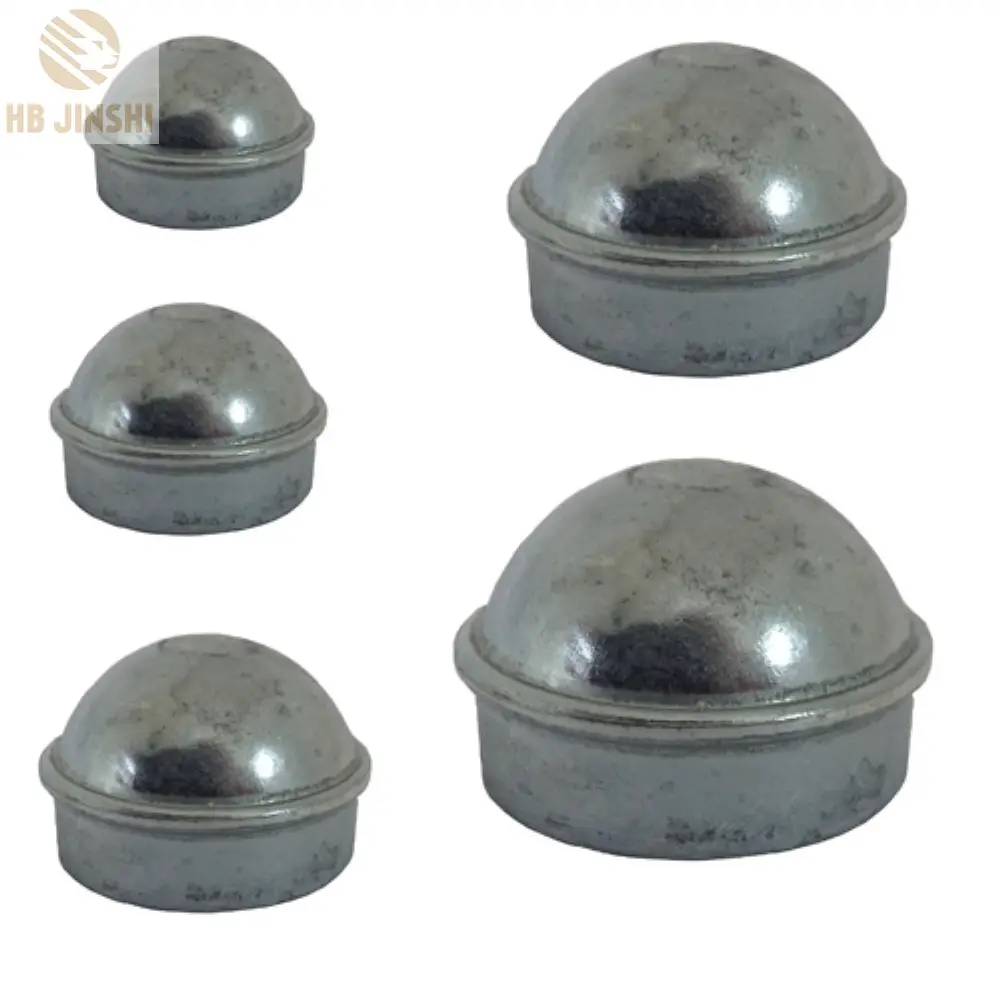 Tampa redonda de metal para tubulação de aço, espessura de 2mm e 48mm