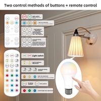 Lampe de chevet à commande tactile et à distance rechargeable par USB, ampoule LED intelligente RGBCW, vente chaude