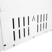 Congélateur coffre commercial à double porte KCD-135Q, alimenté électriquement, pour usage domestique et hôtelier, compresseur de qualité