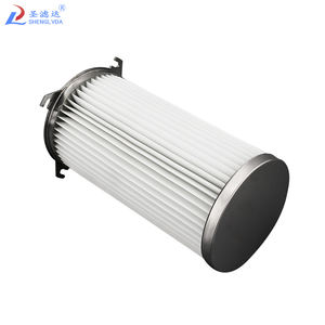 Geplooide industriële 4-gaats stoffilterpatroon 150x300mm - Hoog rendement luchtfilter voor stofafzuiger - Product Image 3