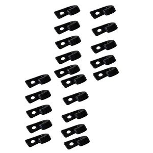Gancho de plástico negro para colgar objetos, 20 piezas, uso industrial general - Product Image 1