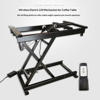 Table basse électrique avec cadre en fer et télécommande sans fil, design moderne et simple, fabriqué en Chine