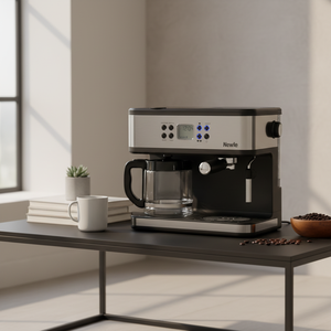 Cafetera Digital <span class=keywords><strong>2</strong></span> en 1 para Espresso y Café de Goteo, 20 Bares, 1850W, Programable 24H, Pantalla LCD, Selector de Intensidad, Tanque de 1.5L - Product Image 2