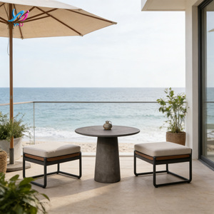 Table en béton à <span class=keywords><strong>prix</strong></span> de gros pour l'extérieur, mobilier de jardin, décoration maison et jardin, GRC, nouveau design - Product Image 5