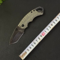 Couteau de poche pliable de survie pour le camping en plein air, haute dureté 8750, manche en nylon et fibre de verre, couteau de chasse, idéal pour un cadeau
