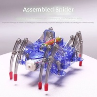 Gadgets mécaniques faits à la main, kits d'expériences scientifiques STEM, projets technologiques de jouets, inventions, robot araignée