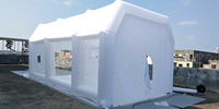 Grande Promotion : Tente Tunnel Gonflable Géante et Robuste en PVC pour Événements Extérieurs Commerciaux, Abri de Voiture de Fête