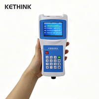 Medidor de Corriente Ultrasónico Doppler Portátil KT-LS6+, Medidor de Flujo Portátil para Medir la Velocidad de la Corriente de Agua en Ríos, con Maletín