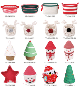 Cesta de Reno Navideño <span class=keywords><strong>Mejores</strong></span> Ideas para el Hogar Guardería Decoración para Fiestas Temáticas Accesorios Regalos para Niños Contenedor de Almacenamiento de Juguetes - Product Image 6