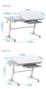 Table d'apprentissage <span class=keywords><strong>en</strong></span> <span class=keywords><strong>ligne</strong></span> rouge pour enfants, <span class=keywords><strong>tables</strong></span> et chaises d'apprentissage à la maison pour élèves de l'école primaire - Product Image 3