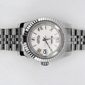 Top Quality Luxury Business Waterproof Round <b>Case</b> Nh35 Automatic Custom Stainless Steel Men's <b>Watch</b> - Product Image 2