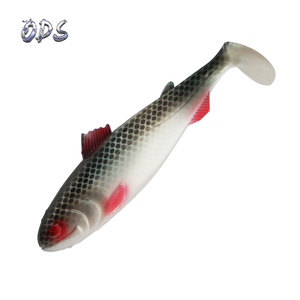 แอร์บรัชมือจับมีสีสันขนาดใหญ่,หางไม้พายทำจาก<span class=keywords><strong>ยาง</strong></span> PVC นิ่มเหยื่อตกปลา - Product Image 6