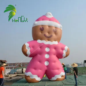 Chất Lượng Cao Khổng Lồ Inflatable Halloween Lễ Hội Giáng Sinh Trang Trí Inflatable Gingerbread Mô Hình Inflatable