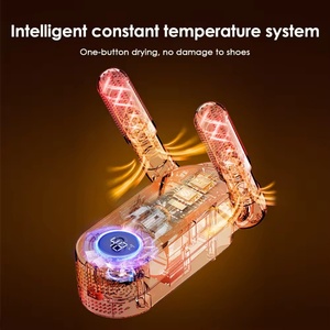 Secador de Zapatos Doméstico Inteligente con Luz Púrpura, Deshumidificador, Calentador y Desodorizador - Secador de Zapatos Eléctrico Giratorio - Product Image 5