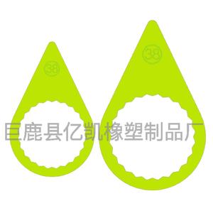 Indicateur de desserrage de écrou de roue CP38, jaune fluorescent, plastique technique pour camions et autobus - Product Image 5