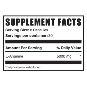Capsules personnalisées de 1,000 mg d'acide aminé d'oxyde nitrique L-arginine suppléments à base de plantes pour soutenir la circulation sanguine enfants femmes enceintes - Product Image 2