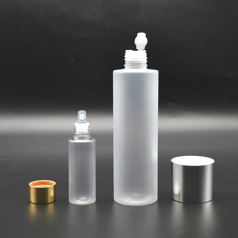 200ml Custom Empty Lotion Toner Glass Bottle Hydra Emulsion Eco-friendly Container Bottle Free Sample 30ml Toning lotion Bottle