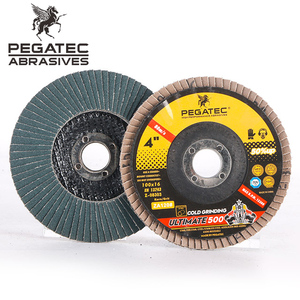 Rueda de aleta de material Ultimate500 VSM de 4 "100x16mm para grano de acero inoxidable <span class=keywords><strong>40</strong></span> - Product Image 1