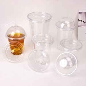 Vasos de Plástico para Bebidas y Jugos con Tapa, Vaso de Vino de Plástico de 16 oz, Vasos de Plástico de 12 oz, 14 oz, 32 oz con Tapa - Product Image 5